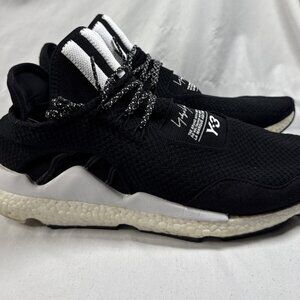 Adidas Y-3 Saikou Sneakers Mens Size 12 Black Original Limited AC7196 2017 EUC‎